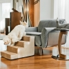 Schody dla psa lub kota Amibelle Atlanta 40cm beżowe (1)
